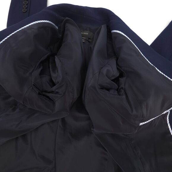 NEW J Crew Regent blazer in four-season stretch Blue Old Money Quiet Luxury 4 - Picture 6 of 8